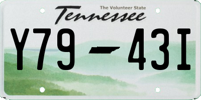 TN license plate Y7943I