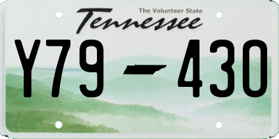 TN license plate Y7943O