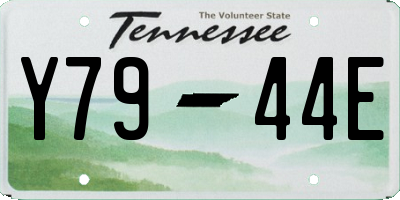 TN license plate Y7944E
