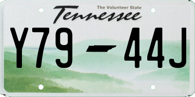 TN license plate Y7944J