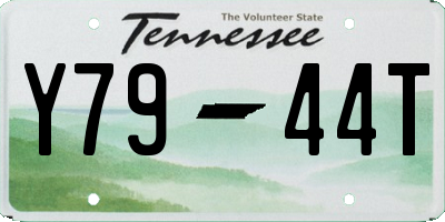 TN license plate Y7944T