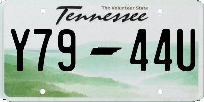 TN license plate Y7944U