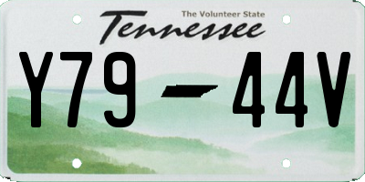 TN license plate Y7944V