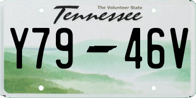 TN license plate Y7946V