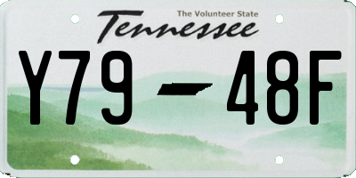 TN license plate Y7948F
