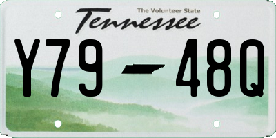 TN license plate Y7948Q