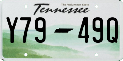 TN license plate Y7949Q