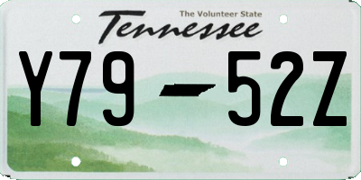 TN license plate Y7952Z