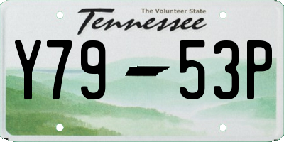 TN license plate Y7953P
