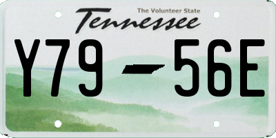 TN license plate Y7956E