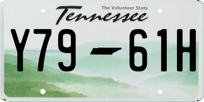 TN license plate Y7961H