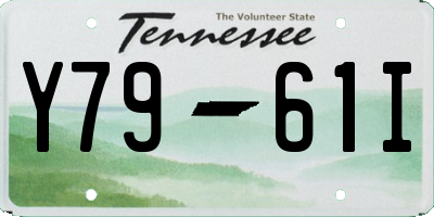 TN license plate Y7961I