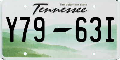 TN license plate Y7963I