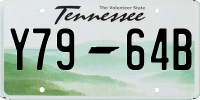 TN license plate Y7964B