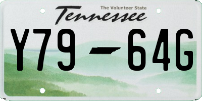 TN license plate Y7964G