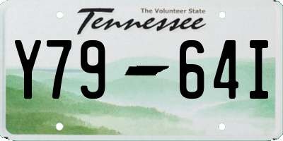 TN license plate Y7964I