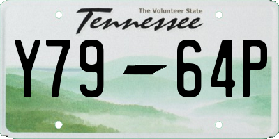 TN license plate Y7964P