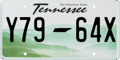 TN license plate Y7964X