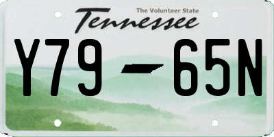 TN license plate Y7965N