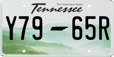 TN license plate Y7965R