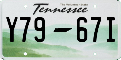 TN license plate Y7967I