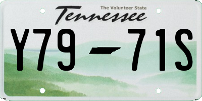 TN license plate Y7971S