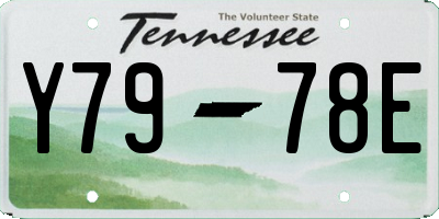 TN license plate Y7978E