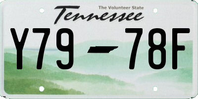 TN license plate Y7978F