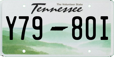 TN license plate Y7980I