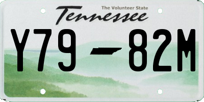 TN license plate Y7982M
