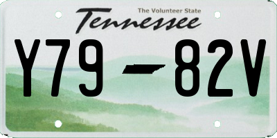 TN license plate Y7982V