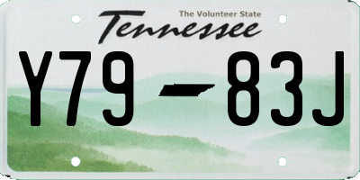 TN license plate Y7983J