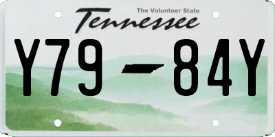 TN license plate Y7984Y