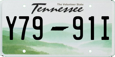 TN license plate Y7991I