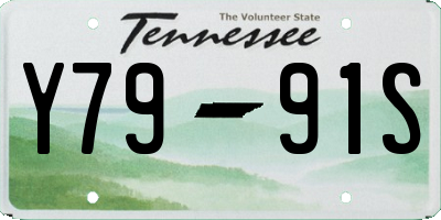 TN license plate Y7991S