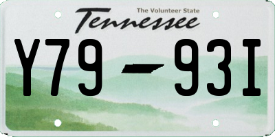 TN license plate Y7993I