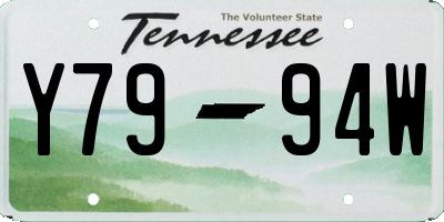 TN license plate Y7994W