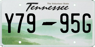 TN license plate Y7995G