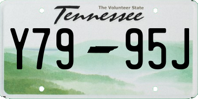 TN license plate Y7995J