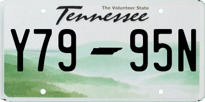 TN license plate Y7995N