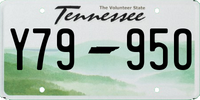 TN license plate Y7995O