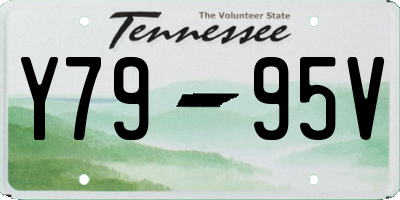 TN license plate Y7995V