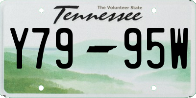 TN license plate Y7995W
