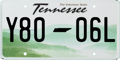 TN license plate Y8006L