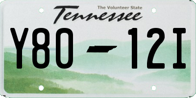TN license plate Y8012I
