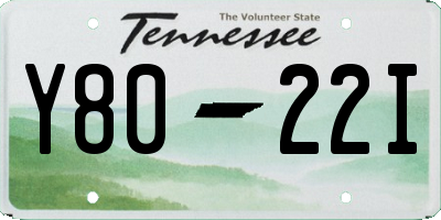 TN license plate Y8022I