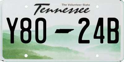 TN license plate Y8024B