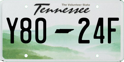 TN license plate Y8024F
