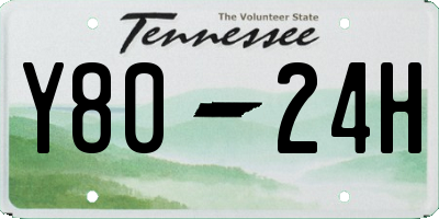 TN license plate Y8024H