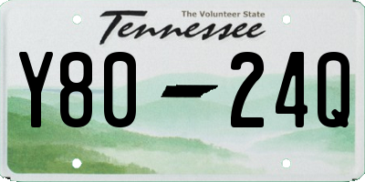 TN license plate Y8024Q